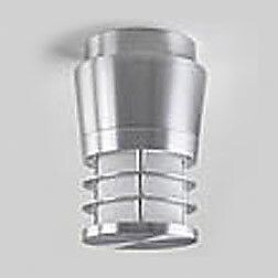 LumenArt Alume 1 Light Wall Sconce; Without Aluminum Square Junction Box Cover Staples